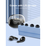 LDNIO earphones με θήκη φόρτισης T02, True Wireless, λευκά