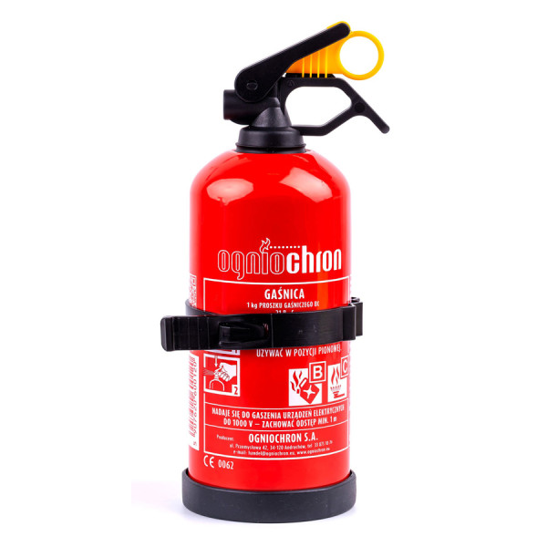 Πυροσβεστήρας αυτοκινήτου, 1kg σκόνης BC, 86x254mm Πυροσβεστήρας αυτοκινήτου, 1kg σκόνης BC, 86x254mm