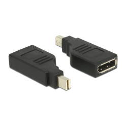 DELOCK Αντάπτορας mini Displayport(M) σε Displayport(F), 4K, 90° Turned