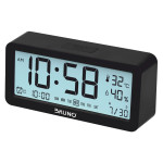 BRUNO ξυπνητήρι BRN-0128 με μέτρηση θερμοκρασίας και υγρασίας, μαύρο BRUNO ξυπνητήρι BRN-0128 με μέτρηση θερμοκρασίας και υγρασίας, μαύρο