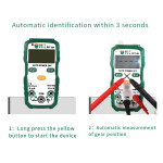 BEST ψηφιακό πολύμετρο BST-58F με NSV, DC/AC, current, auto power off