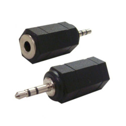 POWERTECH Αντάπτορας από stereo 2.5mm (M) σε 3.5mm (F), nickel, 5τμχ