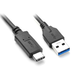 POWERTECH Καλώδιο USB 3.0 σε USB Type C, 1m, Black