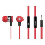 CELEBRAT Earphones με μικρόφωνο D1, 10mm, 3.5mm, 1.2m flat, κόκκινα CELEBRAT Earphones με μικρόφωνο D1, 10mm, 3.5mm, 1.2m flat, κόκκινα