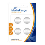 MEDIARANGE Μπαταρία λιθίου 3v  CR2025 - Συσ.4 τεμ.