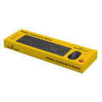 POWERTECH set ποντίκι & πληκτρολόγιο PT-1151, ασύρματο, 1600dpi, μαύρο