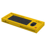 POWERTECH set ποντίκι & πληκτρολόγιο PT-940, ασύρματο, 1200dpi, μαύρο