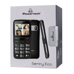 POWERTECH Κινητό Τηλέφωνο Sentry Eco PTM-18, SOS Call, με φακό, μαύρο POWERTECH Κινητό Τηλέφωνο Sentry Eco PTM-18, SOS Call, με φακό, μαύρο