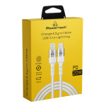 POWERTECH καλώδιο USB-C σε Lightning PTR-0127, PD 20W, copper, 1m, λευκό POWERTECH καλώδιο USB-C σε Lightning PTR-0127, PD 20W, copper, 1m, λευκό