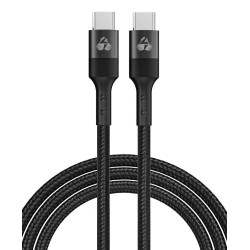 POWERTECH καλώδιο USB-C PTR-0132, PD 100W, copper, 60cm, μαύρο