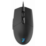 ROAR ενσύρματο gaming ποντίκι RR-0012, oπτικό, 6400DPI, 6 πλήκτρα, μαύρο