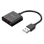 ORICO USB κάρτα ήχου SKT3, USB2.0, 3x 3.5mm, μαύρο ORICO USB κάρτα ήχου SKT3, USB2.0, 3x 3.5mm, μαύρο