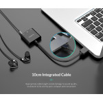 ORICO USB κάρτα ήχου SKT3, USB2.0, 3x 3.5mm, μαύρο ORICO USB κάρτα ήχου SKT3, USB2.0, 3x 3.5mm, μαύρο