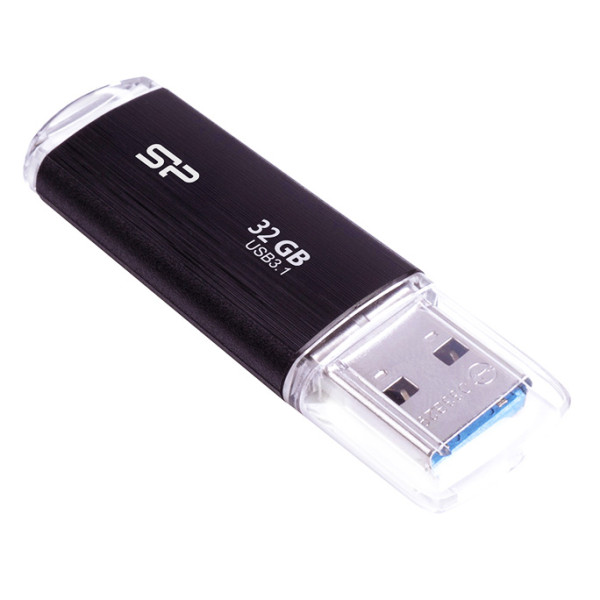 SILICON POWER USB Flash Drive Blaze B02, 32GB, USB 3.1, Black